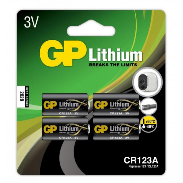 GP Batteries Lithium CR 123A Batteria monouso CR123A Lithium-Manganese Dioxide (LiMnO2)