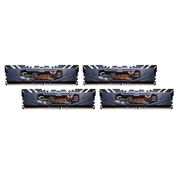 G.Skill Flare X (for AMD) F4-3200C16Q-64GFX memoria 64 GB DDR4 3200 MHz