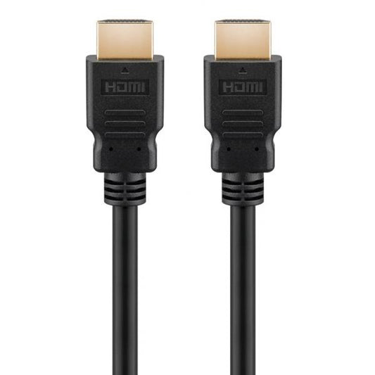 Goobay 41082 cavo HDMI 1 m HDMI tipo A [Standard] Nero (goobay HDMI-kabel med Ethernet - 1 m)
