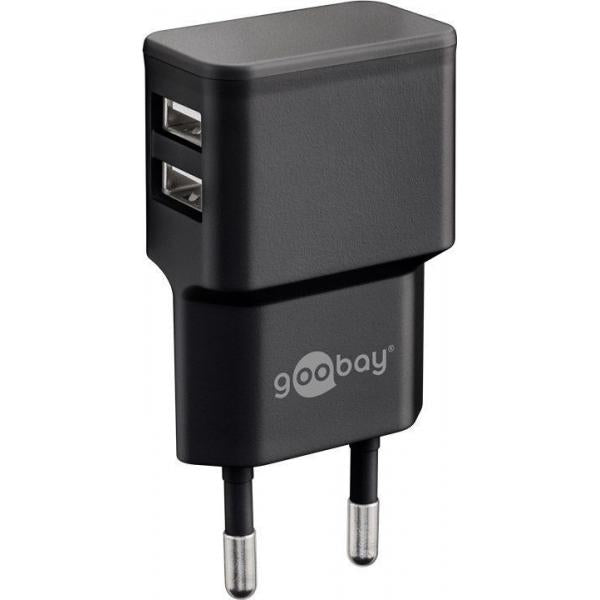 Goobay 44951 Caricabatterie per dispositivi mobili Interno Nero