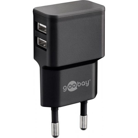 Goobay 44951 Caricabatterie per dispositivi mobili Interno Nero