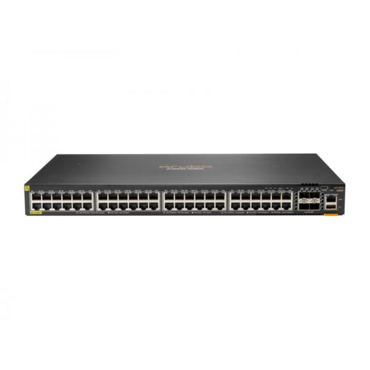 Hewlett Packard Enterprise Aruba 6300F 48-port 1GbE Class 4 PoE & 4-port SFP56 Gestito L3 Gigabit Ethernet (10/100/1000) Grigio 1U Supporto Power over Ethernet (PoE)