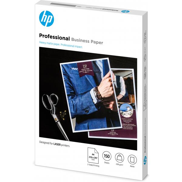 HP Carta opaca professionale originale per stampa laser: formato A4, 200 g/m