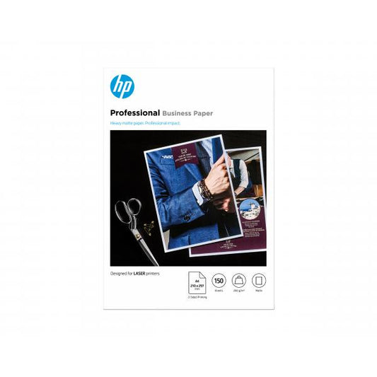 HP Carta opaca professionale originale per stampa laser: formato A4, 200 g/m