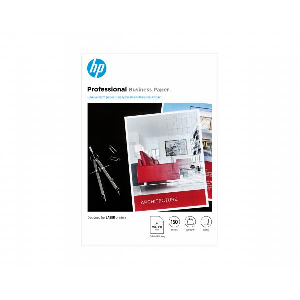 HP Carta patinata professionale originale per stampa laser: formato A4, 200 g/m