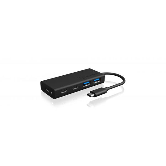 ICY BOX IB-HUB1426-CPD USB 3.2 Gen 1 (3.1 Gen 1) Type-C 5000 Mbit/s Nero
