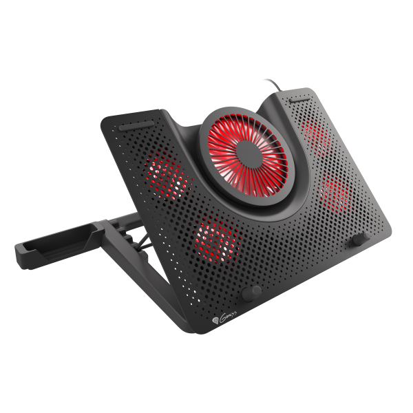 GENESIS Oxid 550 base di raffreddamento per notebook 43,9 cm (17.3") 2800 Giri/min Nero