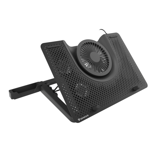 GENESIS Oxid 550 base di raffreddamento per notebook 43,9 cm (17.3") 2800 Giri/min Nero