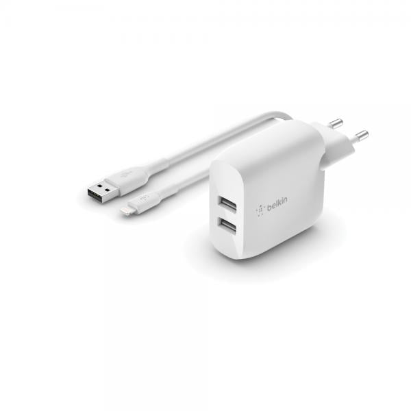 Belkin WCD001VF1MWH Caricabatterie per dispositivi mobili Interno Bianco