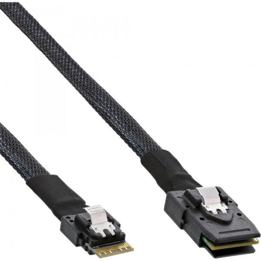 InLine , cavo SAS Slim, da SFF-8654 a Mini SAS SFF-8087, 12Gb/s