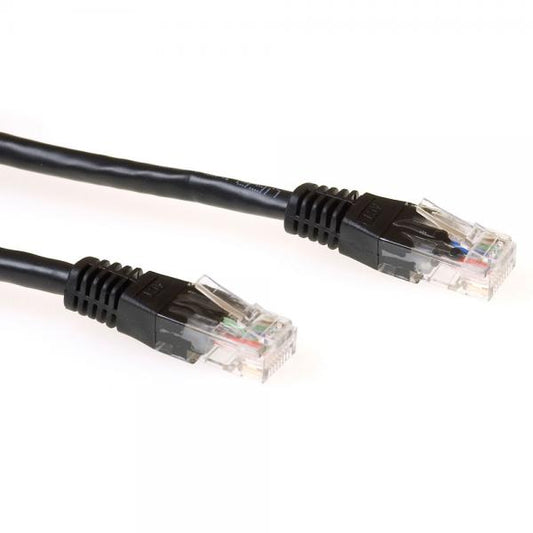 ACT IB8902 cavo di rete Nero 2 m Cat6