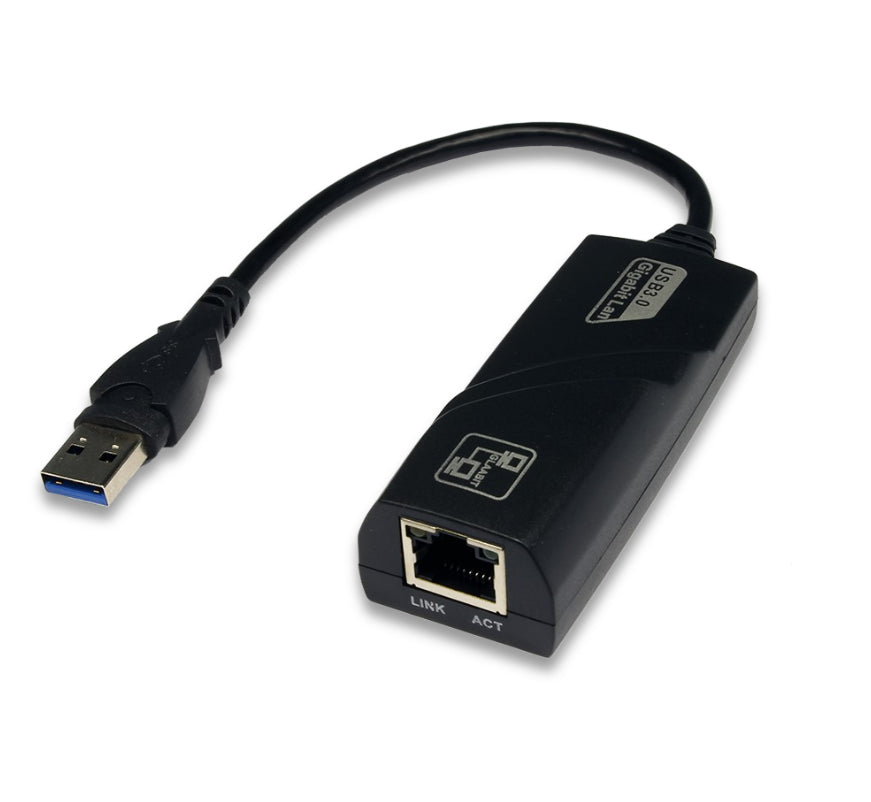 EXSYS EX-1320-2 scheda di rete e adattatore Ethernet 1000 Mbit/s (EXSYS USB 3.2 Gen1 zu Ethernet 1Gigabi)