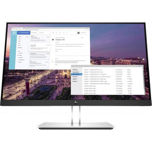 HP E-Series E23 G4 58,4 cm (23") 1920 x 1080 Pixel Full HD LCD Nero, Argento