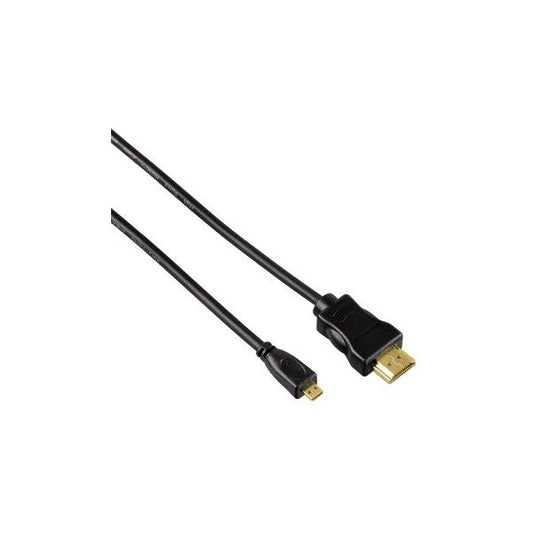 Hama HDMI 0.5m cavo HDMI 0,5 m HDMI tipo A (Standard) HDMI tipo D (Micro) Nero