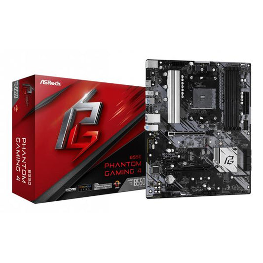 Asrock B550 Phantom Gaming 4 AMD B550 Presa AM4 ATX