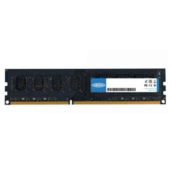 Origin Storage KVR1333D3N9/8G-OS memoria 8 GB 1 x 8 GB DDR3 (Origin Storage 8GB DDR3 1600MHz UDIMM 2Rx8 Non-ECC 1.35V)