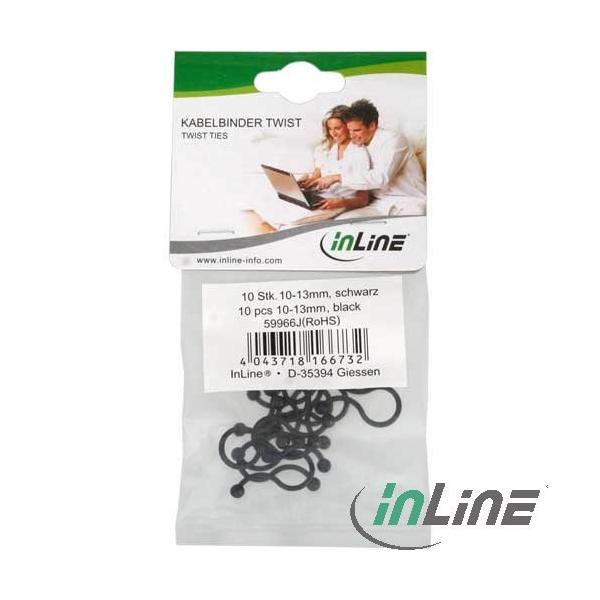 InLine 59966K fascetta Nero