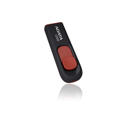 ADATA C008 64GB unità flash USB USB tipo A 2.0 Nero, Rosso