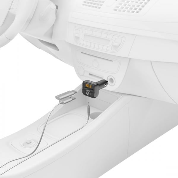 Hama 00014163 trasmettitore FM 87,6 - 107,9 MHz Accendisigari Nero