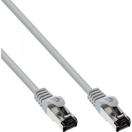 InLine , cavo patch, S/FTP (PiMf), Cat.8.1, 2000MHz, HalogenFree, grigio, 2m