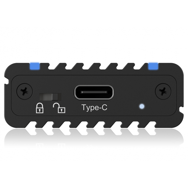 ICY BOX IB-1824ML-C31 M.2 Alloggiamento SSD Nero