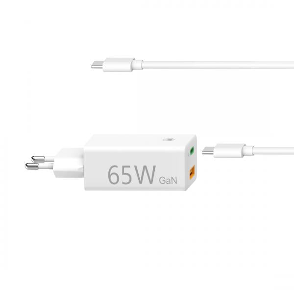 Hama 00200016 Caricabatterie per dispositivi mobili Computer portatile, Smartphone, Tablet Bianco AC Interno (Hama Universal-USB-C-Notebook-Netzteil)