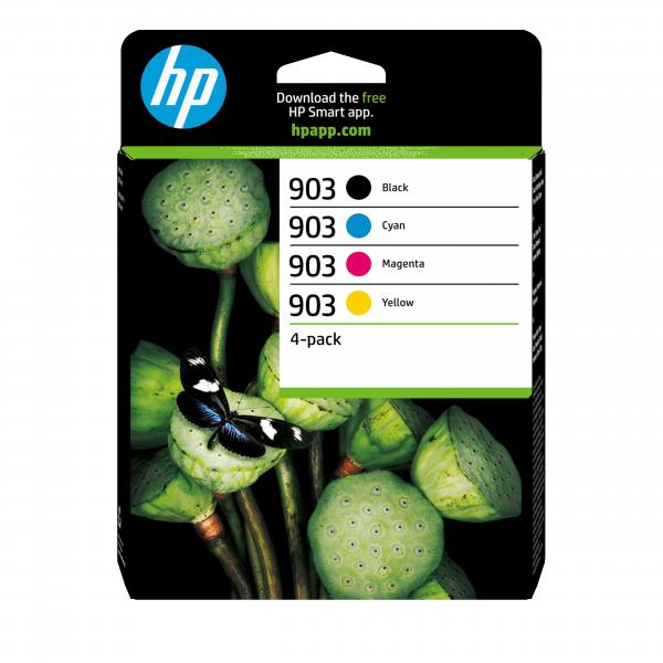 HP 903 cartuccia d'inchiostro 4 pz Originale Resa standard Nero, Ciano, Magenta, Giallo