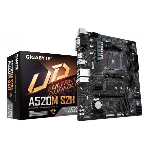 Gigabyte A520M S2H scheda madre Presa AM4 micro ATX