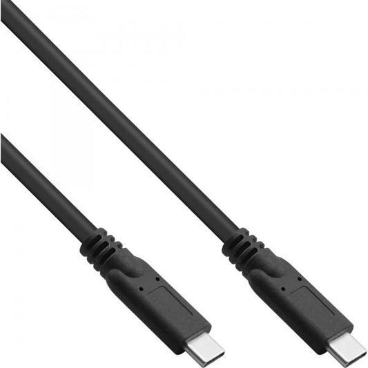 InLine cavo USB 3.2 Gen.1x2, USB tipo C maschio/maschio, nero, 3m