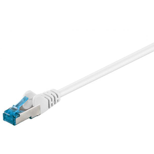 Goobay 94910 cavo di rete Bianco 50 m Cat6a S/FTP [S-STP] (goobay patchkabel - 50 m - hvid)