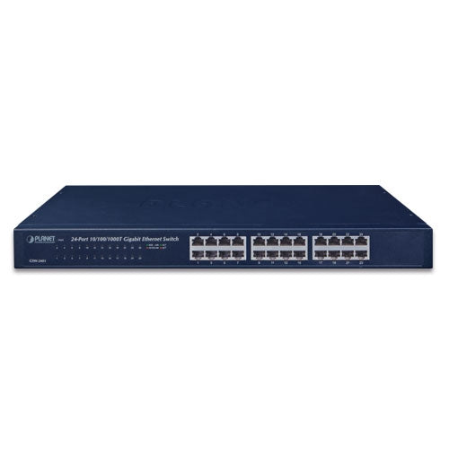 PLANET GSW-2401 switch di rete Non gestito Gigabit Ethernet (10/100/1000) 1U Blu