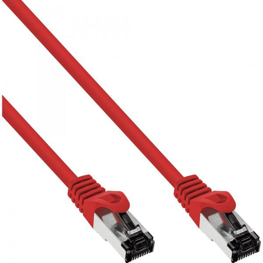 InLine , cavo patch, S/FTP (PiMf), Cat.8.1, 2000MHz, HalogenFree, rosso, 2m