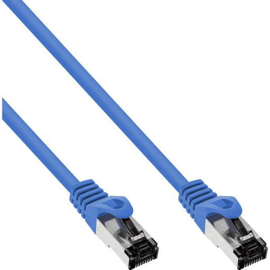 InLine , cavo patch, S/FTP (PiMf), Cat.8.1, 2000MHz, HalogenFree, blu, 5m