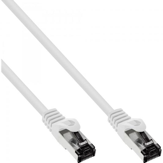 InLine , cavo patch, S/FTP (PiMf), Cat.8.1, 2000MHz, HalogenFree, bianco, 3m