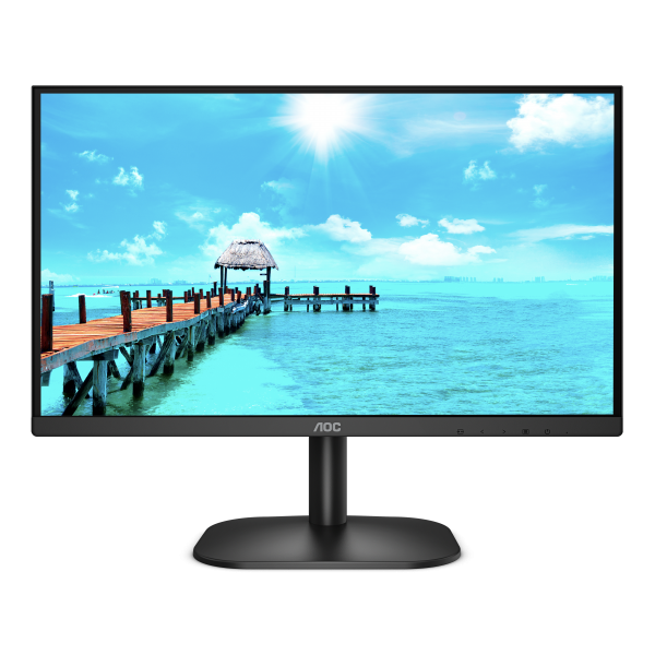 Monitor Aoc 22B2H/EU - Display 22 pollici (21.5" Wide) VA LED - 16:9 - 1920x1080 Full-HD - 250 cd/m2 - 4 ms GtG - Contrasto 3000:1 - VGA, HDMI - Nero