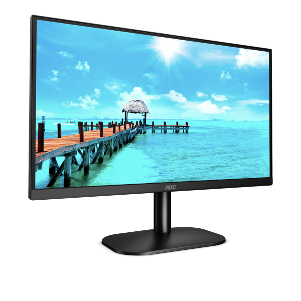 Monitor Aoc 22B2H/EU - Display 22 pollici (21.5" Wide) VA LED - 16:9 - 1920x1080 Full-HD - 250 cd/m2 - 4 ms GtG - Contrasto 3000:1 - VGA, HDMI - Nero