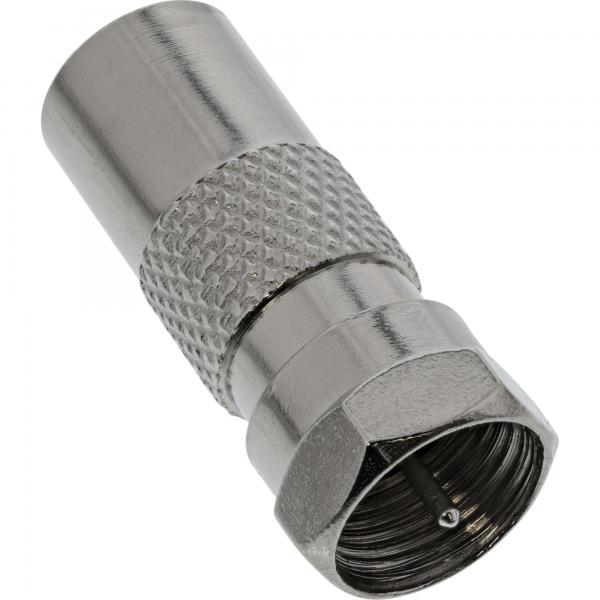 InLine Adattatore SAT da spina F-Type a spina IEC (antenna), in metallo