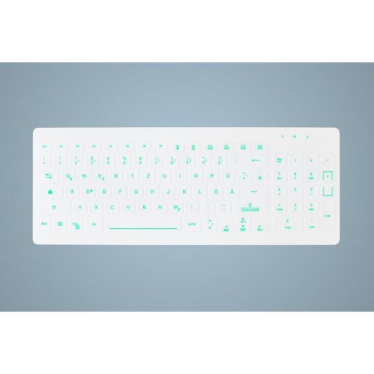 Active Key AK-CB7012 tastiera USB Tedesco Bianco