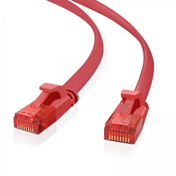 Helos 262978 cavo di rete Rosso 1 m Cat6 U/UTP (UTP)