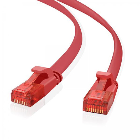 Helos 262978 cavo di rete Rosso 1 m Cat6 U/UTP (UTP)