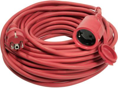 as - Schwabe 60262 Strom Verlngerungskabel Rot 20 m (60262)