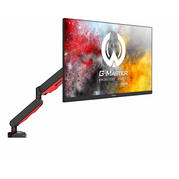 iiyama DSG3001C-R1 supporto da tavolo per Tv a schermo piatto 76,2 cm (30") Morsa Nero, Rosso