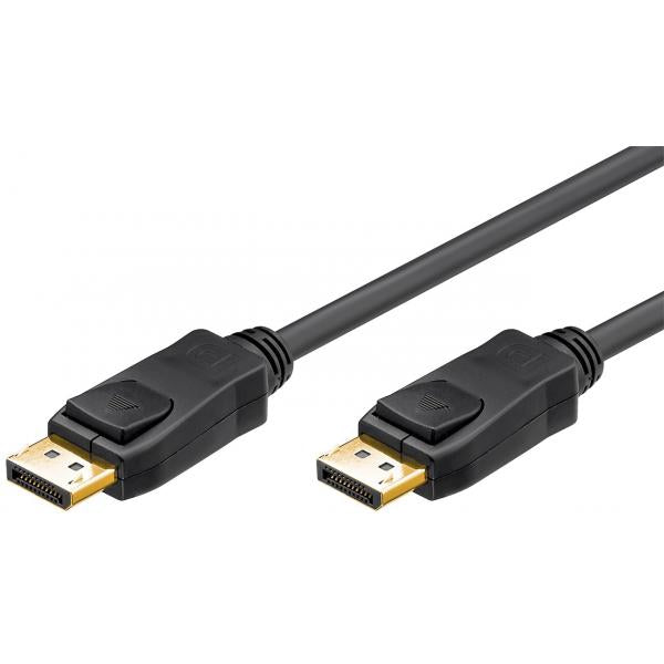 Goobay 49959 cavo DisplayPort 2 m Nero (Goobay 49959 DisplayPort cable, 2m, bl)
