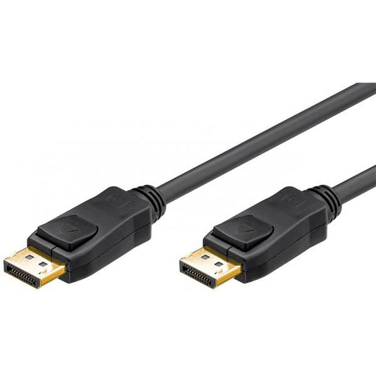 Goobay 49959 cavo DisplayPort 2 m Nero (Goobay 49959 DisplayPort cable, 2m, bl)