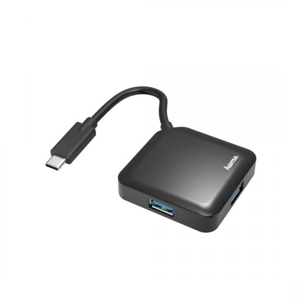 Hama 00200112 hub di interfaccia USB 3.2 Gen 1 (3.1 Gen 1) Type-C 5000 Mbit/s Nero