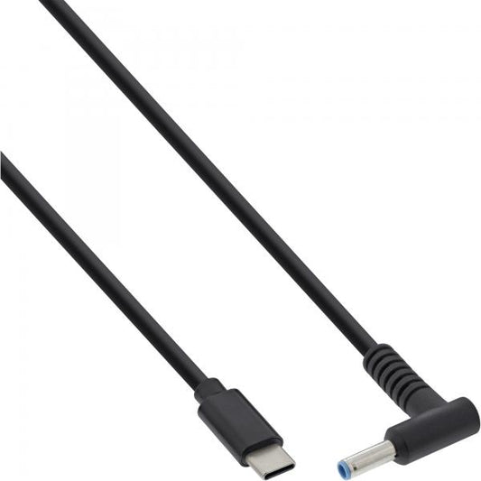 InLine Cavo di ricarica USB Type-C ad HP Notebook (rotondo/piccolo), 2m