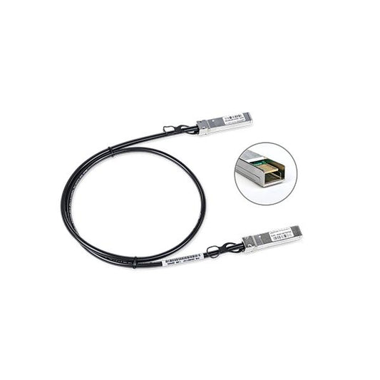 Lancom Systems SFP-DD-DAC50-2.5M cavo InfiniBand 2,5 m Nero, Acciaio