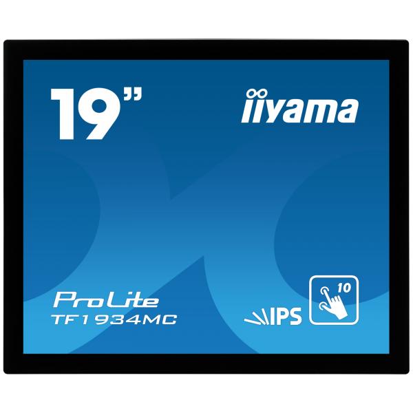 iiyama ProLite TF1934MC-B7X Monitor PC 48,3 cm [19] 1280 x 1024 Pixel SXGA LED Touch screen Nero (iiyama ProLite TF1934MC-B7X 19' Capacitive Touch Screen Display)