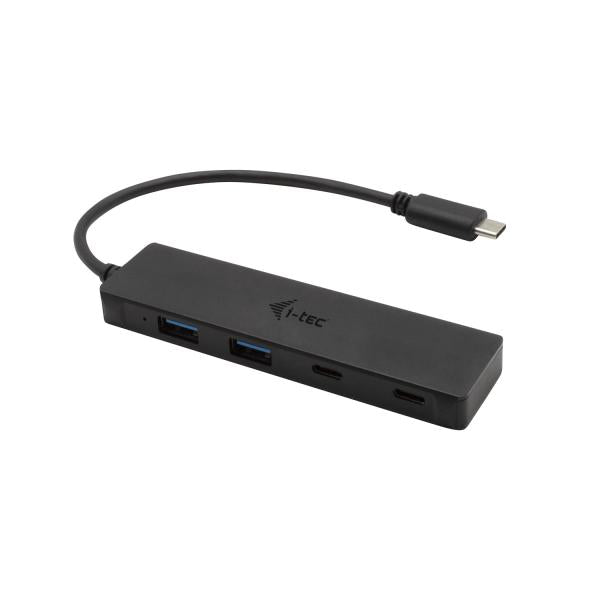 i-tec Metal USB-A/USB-C HUB 2x USB 3.0 + 2x USB-C [10 Gbps] (USB-C 4-port Hub, 2x USB-A, 2x)