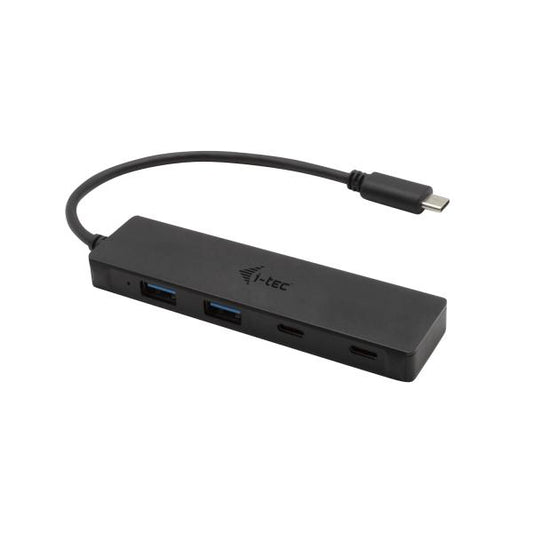 i-tec Metal USB-A/USB-C HUB 2x USB 3.0 + 2x USB-C [10 Gbps] (USB-C 4-port Hub, 2x USB-A, 2x)